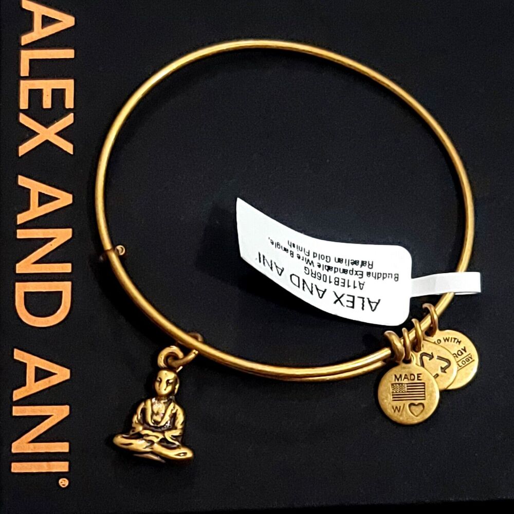 Alex And Ani Buddha Charm Bracelet